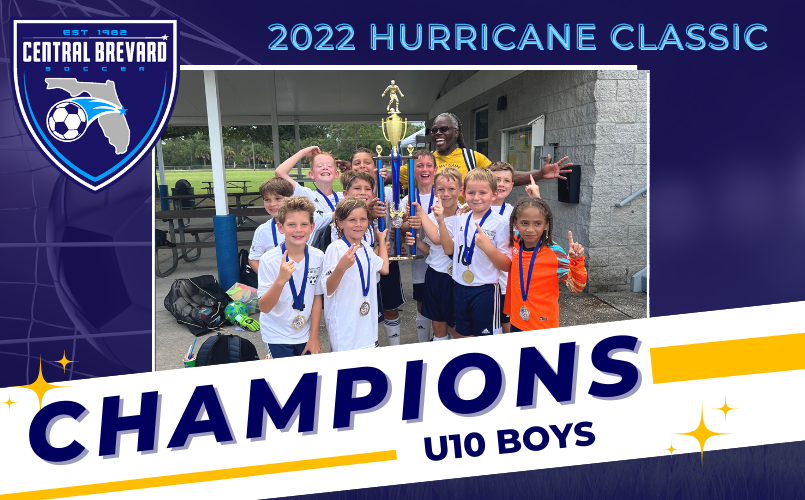 U10 Boys are Hurricane Classic CHAMPS!