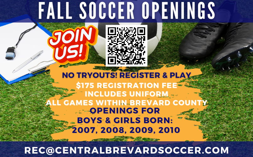 Play Soccer With Us!