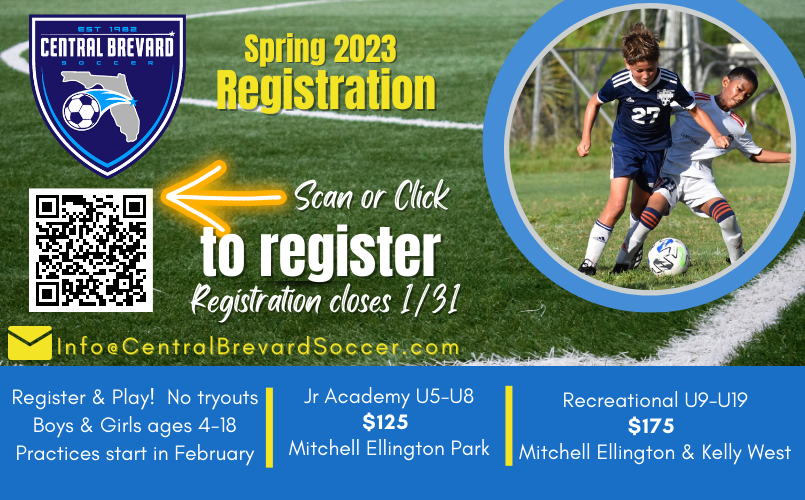 Spring Soccer Registration is OPEN